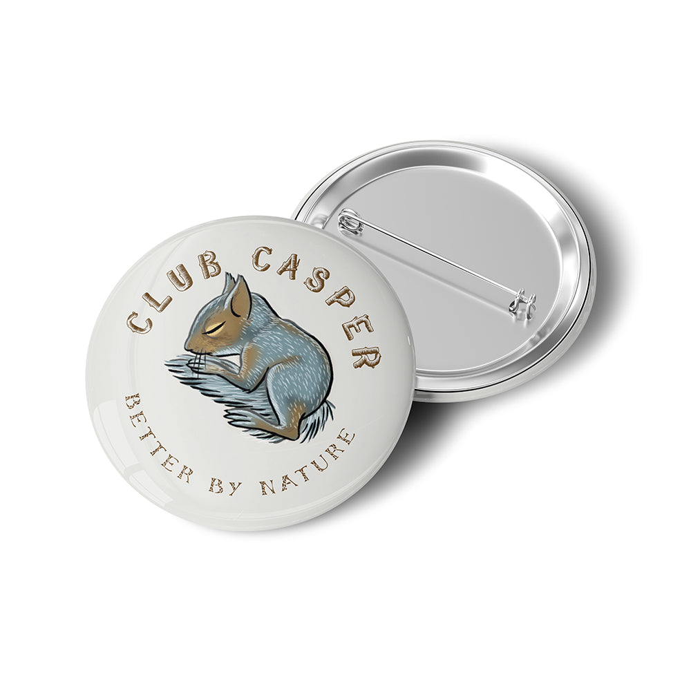 Club Casper button badge