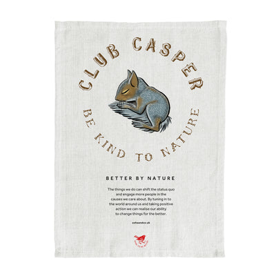 Club Casper tea-towel