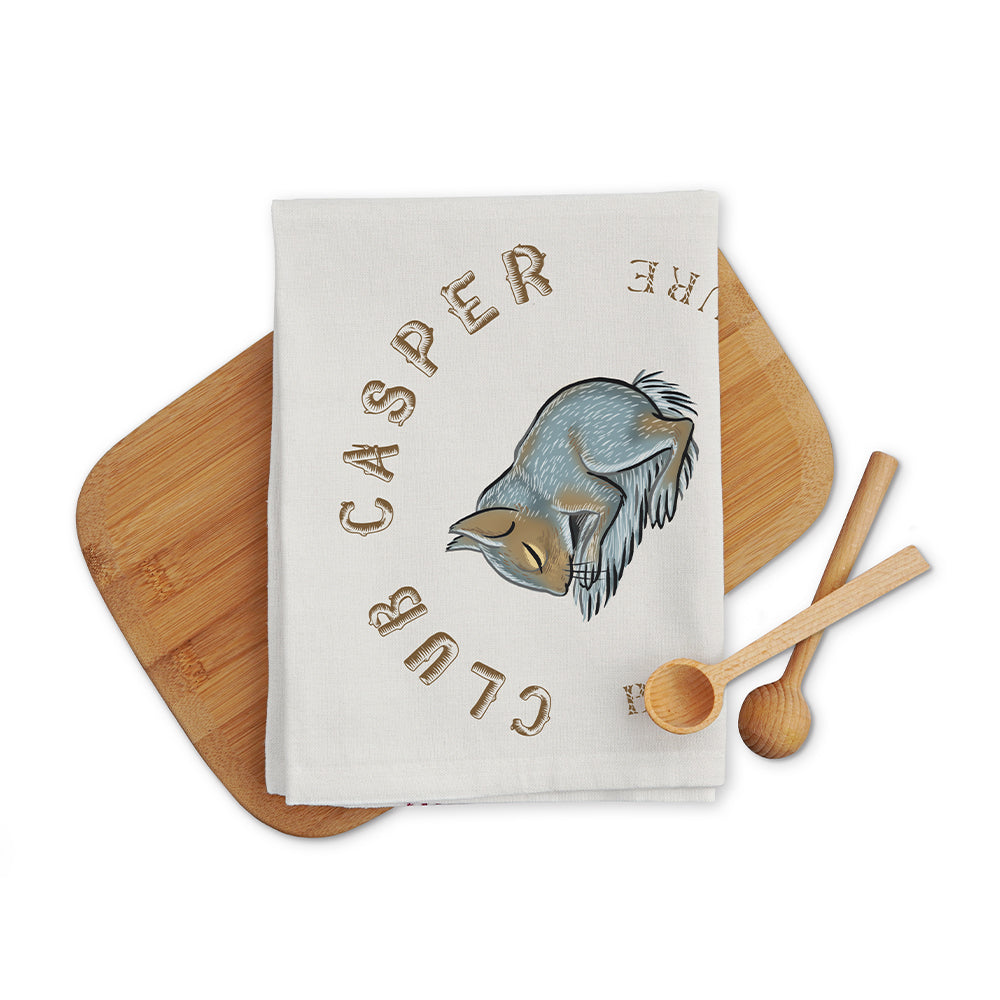 Club Casper tea-towel